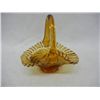 Image 2 : Small Amber Glass Basket