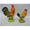 Image 2 : Porcelain Hen and Rooster, Made by National Pottery Co., Cleveland OH