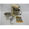 Image 1 : KitchenAid Mixer, Model K4-B w/ Whisk, Paddle, and Dough Hook, Colander (no screen), and Colander At