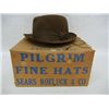 Image 1 : 7 3/8 Pilgrim Hat w/ Original Box, missing feather