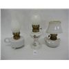Image 2 : 3 Miniature Oil Lamps