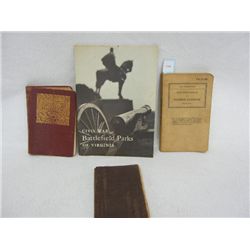 July 23, 1941 Basic Field Manual Soldier's Handbook, Civil War Battlefields of Virginia Booklet, Put