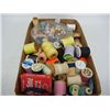 Image 1 : Lot of Sewing Thread, Most On Wooden Spools