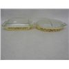 Image 1 : Oval Divided Pyrex Baking Dish and Rectangle Pyrex Baking Dish w/ Lids