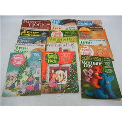 Lot of Magazines: True Confessions, Modern Romances, Family Circle, Woman's Day, 1959-1969