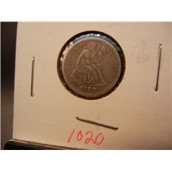 1888 Seated Liberty Dime