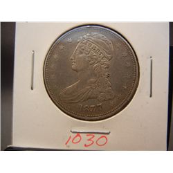 1837 Capped Bust Half Dollar