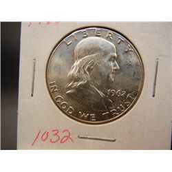 1962 Franklin Half Dollar
