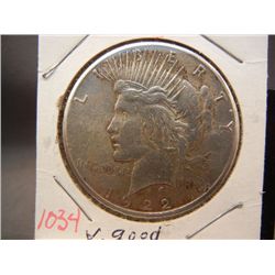 1922-S Peace Dollar