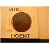 Image 1 : 1818 Large Cent