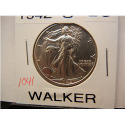 1942-S Walking Liberty Half Dollar  BU