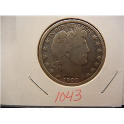 1900 Barber Half Dollar