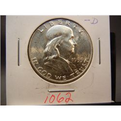 1953-D Franklin Half Dollar