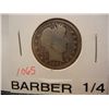 1896 Barber Quarter