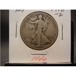 1918 Walking Liberty Half Dollar