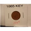 Image 1 : 1865 Indian Head Cent  Key Date