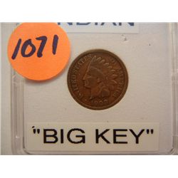 1908-S Indian Head Cent F/VF Big Key Date