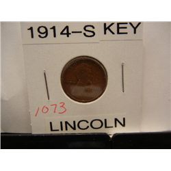 1914-S Lincoln Wheat Cent Key Date