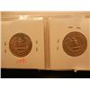 Image 2 : Two Silver Washington Quarters 1932 Ms-63 & 1959-D