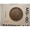 Image 1 : 1900 Barber Quarter MS60