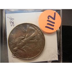 1946-S Rainbow Toned Walking Liberty Half Dollar