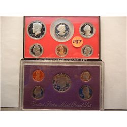 Two United States Proof Sets 1979 & 1989