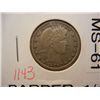 Image 1 : 1908 Barber Quarter MS-61