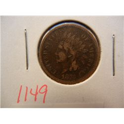 1876 Indian Head Cent Key Date
