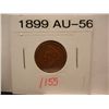 1899 Indian Head Cent AU-56