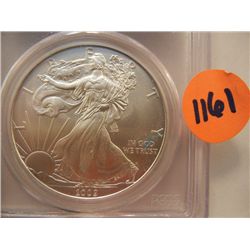 2009 American Silver Eagle  PCGS graded BU