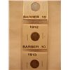 Image 1 : Three Barber Dimes 1906,1912,1913