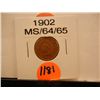 Image 1 : 1902 Indian Head Cent MS-64/65