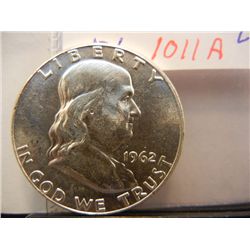 1962 Franklin Half Dollar BU