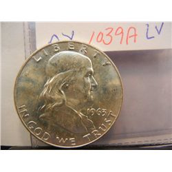 1963-D Franklin Half Dollar BU