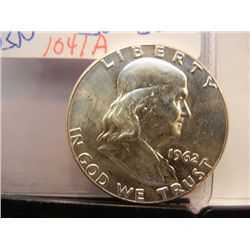 1962 Franklin Half Dollar BU