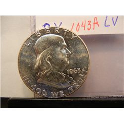 1963 Franklin Half Dollar BU