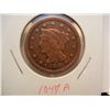 Image 1 : 1848 Large Cent  XF