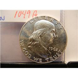 1962 Franklin Half Dollar BU