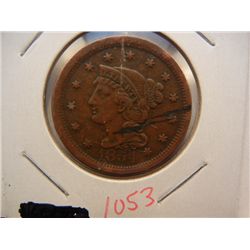 1854 Large Cent