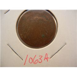 1865 Two Cent Piece F