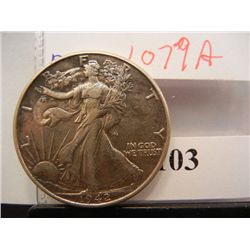 1942 Walking Liberty Half Dollar XF/AU