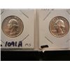 Image 1 : Two Silver Washington Quarters 1954 & 1957-D
