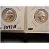 Image 1 : Two Silver Washington Quarters1957-D 1958-D