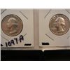 Image 1 : Two Silver Washington Quarters1962 & 1964-D