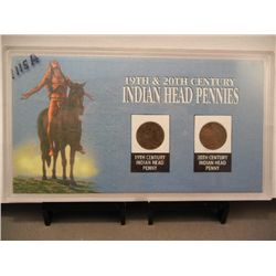 Two Indian Head Cents 1897 & 1901