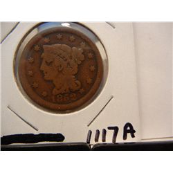 1852 Large Cent