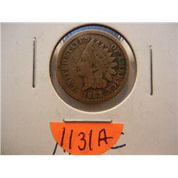 1863 Indian Head Cent