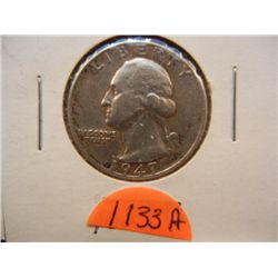 1947 Washington Quarter
