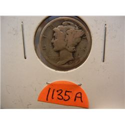 1931-S Mercury Dime  Semi Key