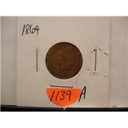 1864 Indian Head Cent
